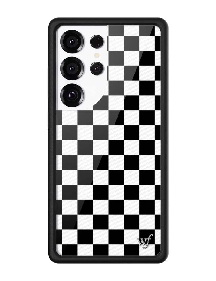 Checkers | Black Samsung Galaxy Case