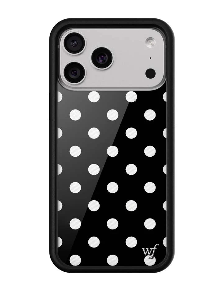 Polka Dot | Black and White iPhone Case