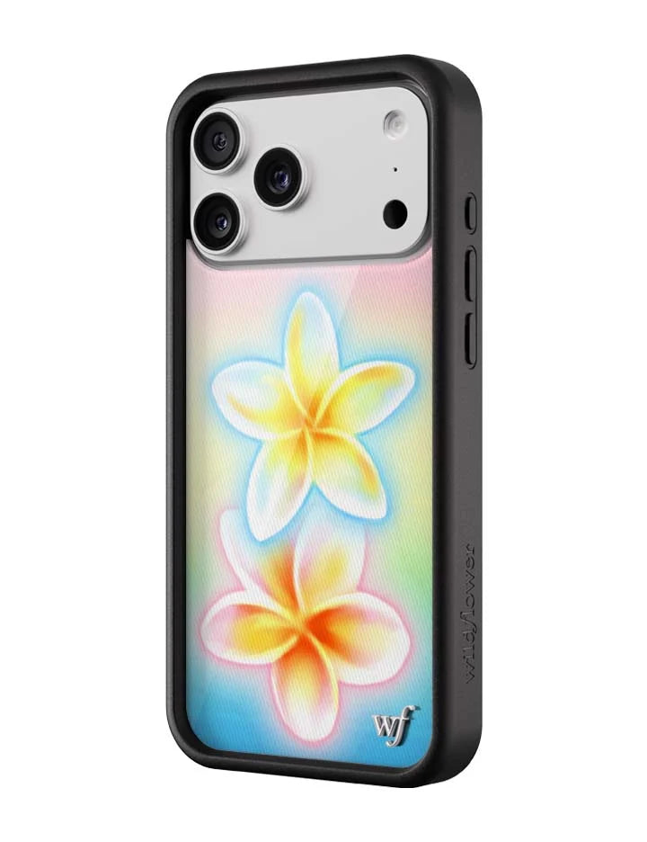 Pastel Plumeria iPhone Case