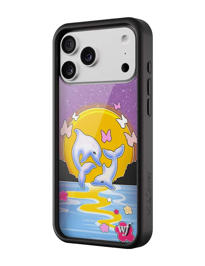 Dolphin Sunset iPhone Case