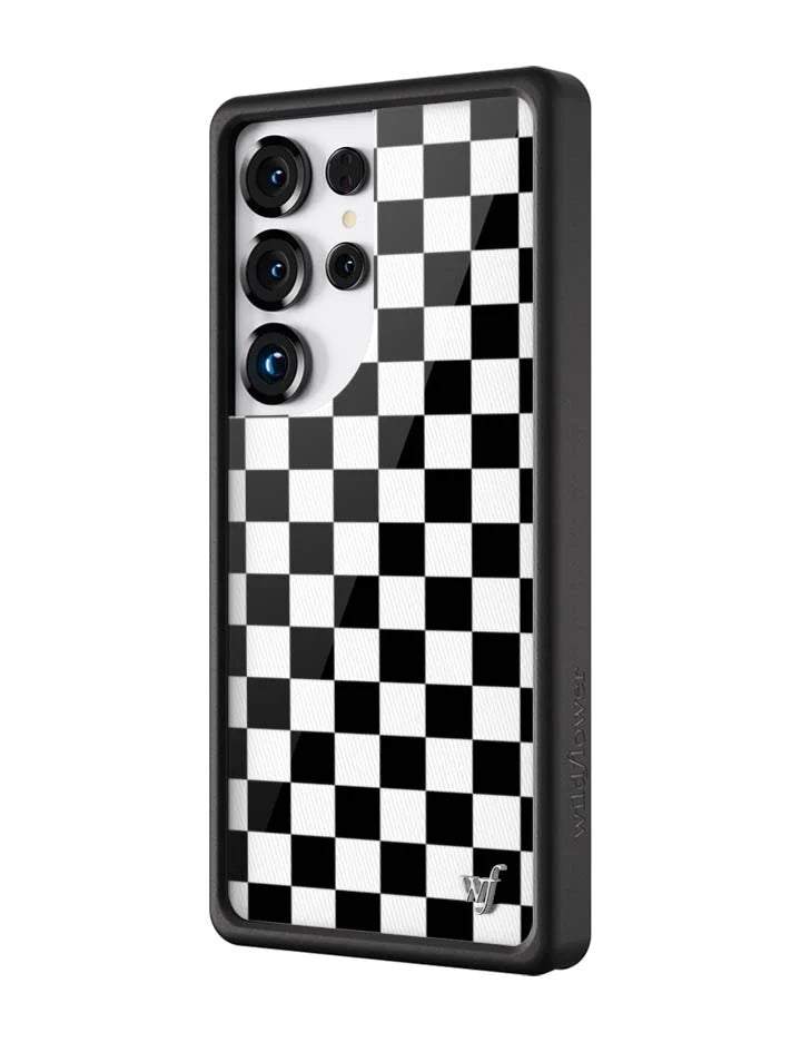 Checkers | Black Samsung Galaxy Case