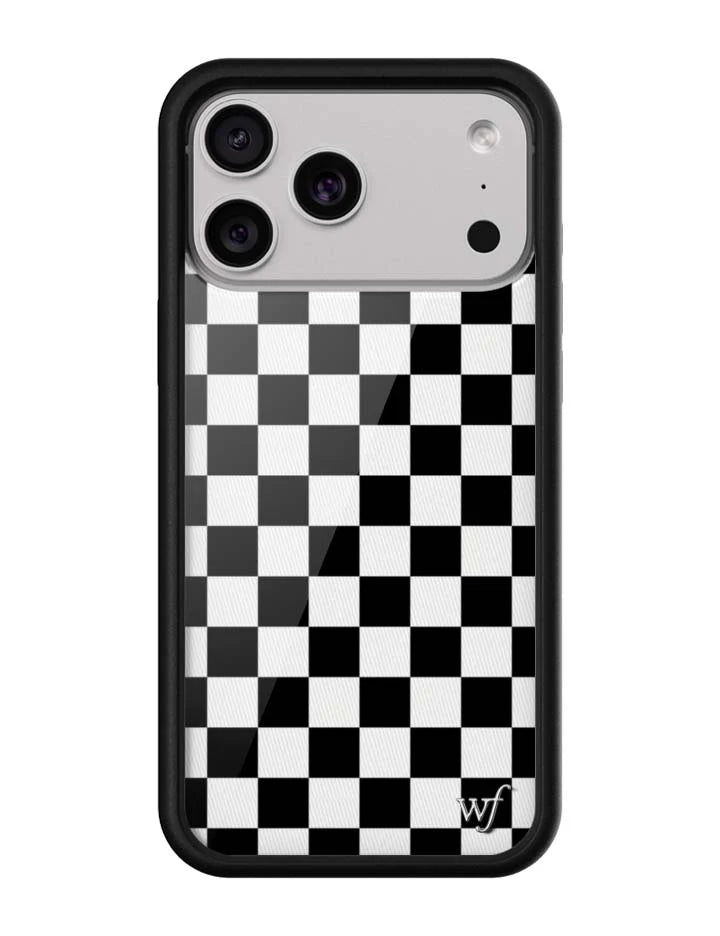 Checkers | Black iPhone Case