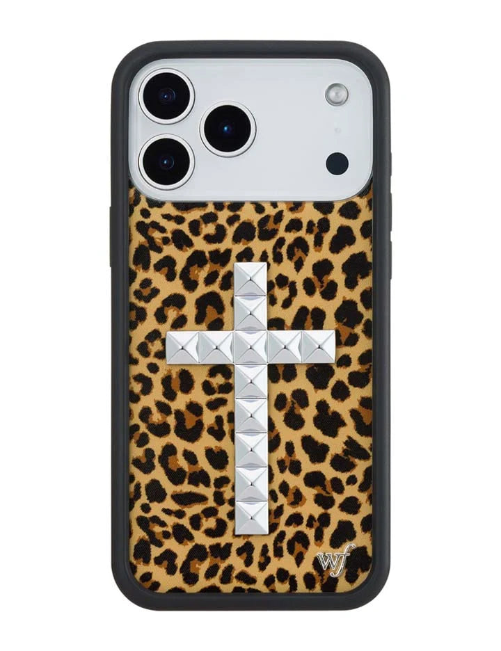 Stud Cross Meow iPhone Case
