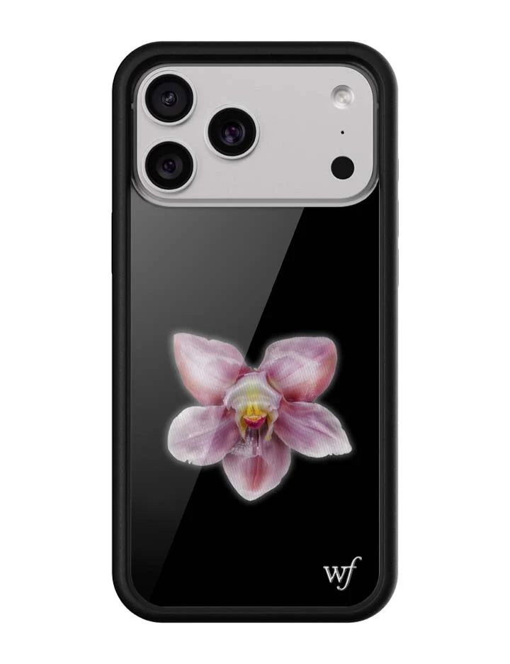 Orchid | Black iPhone Case