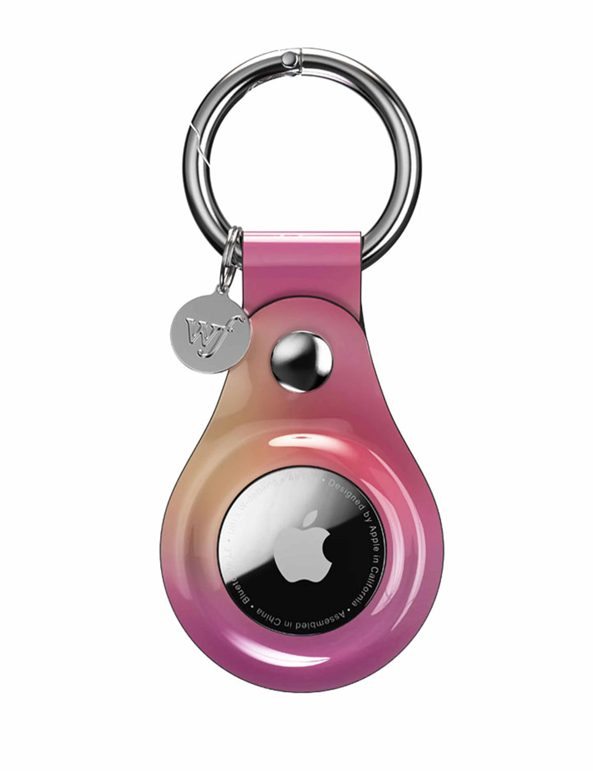 Hot Pink Aura Airtag Case