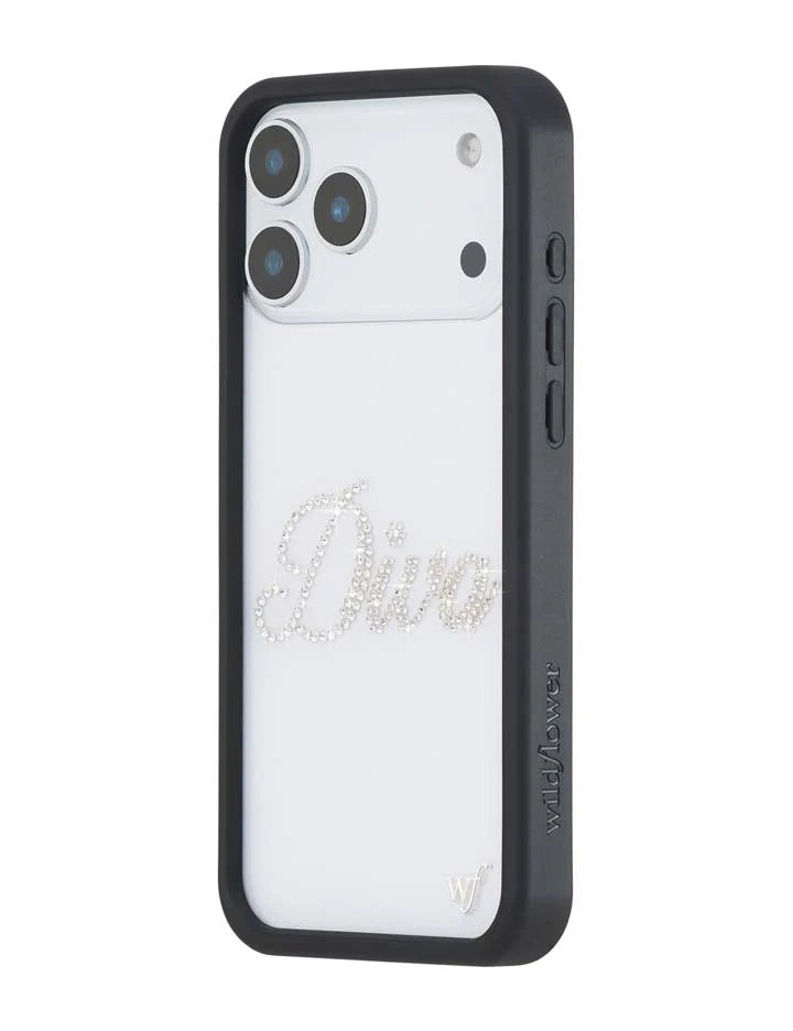 Frankies Bikinis Rhinestone Diva iPhone Case